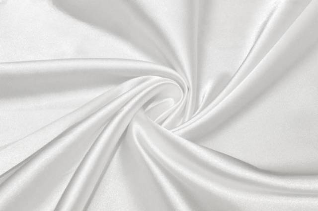 Vendita on line tessuto rasatello stretch bianco seta - tessuti abbigliamento taffetas / rasi / shantung