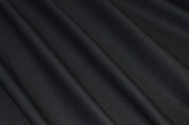 Vendita on line tessuto puro lino nero - tessuti abbigliamento lino