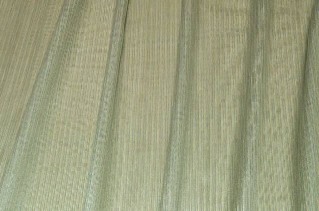 Vendita on line tessuto tenda organza righina azzurro/verde - prodotti