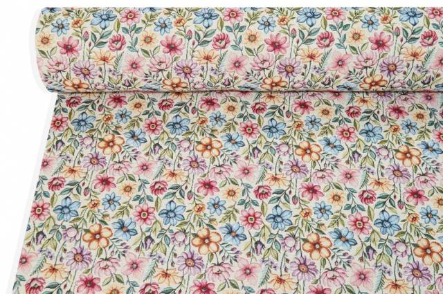 Vendita on line tessuto arredo gobelin fantasia floreale - tessuti arredo casa gobelin a metraggio