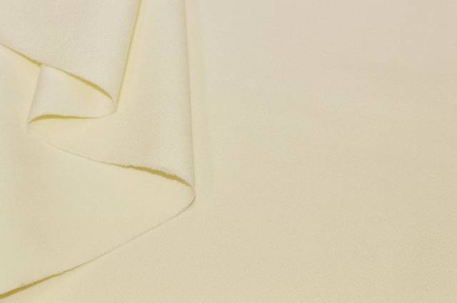 Vendita on line tessuto crepe bielastico in viscosa panna - tessuti abbigliamento crepe cady