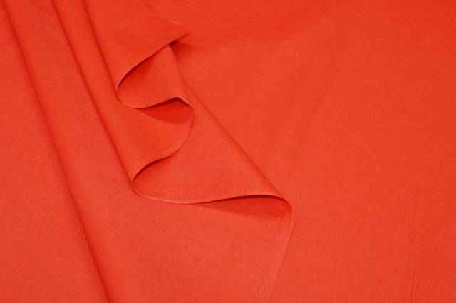 Vendita on line tessuto misto lino color aragosta - cotoni uniti vari 