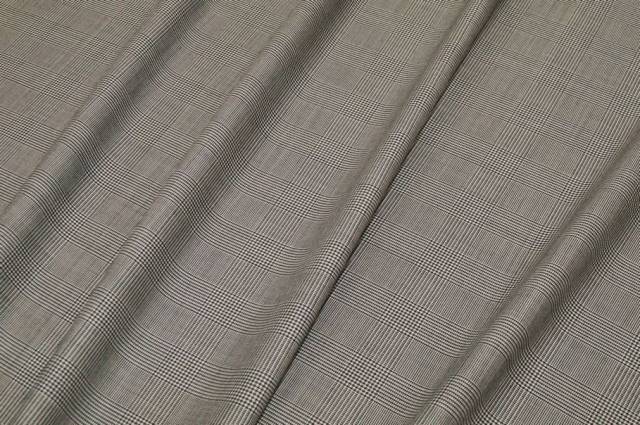 Vendita on line tessuto pura lana principe di galles grigio - tessuti abbigliamento lana uomo/tailleur
