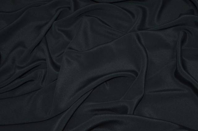 Vendita on line tessuto crepe de chine misto viscosa nero - occasioni e scampoli