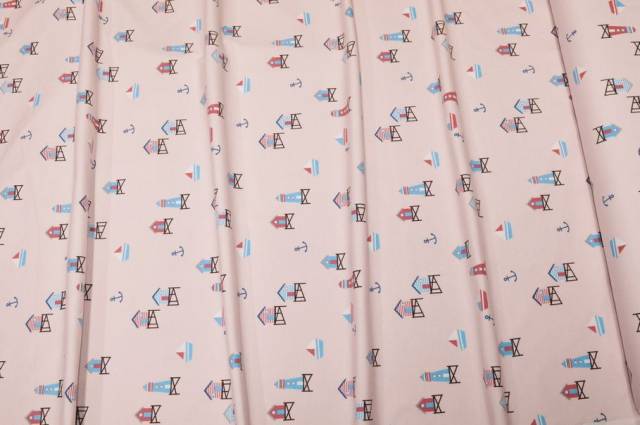 Vendita on line tessuto maglina in cotone fantasia marina - ispirazioni neonati e bambini 