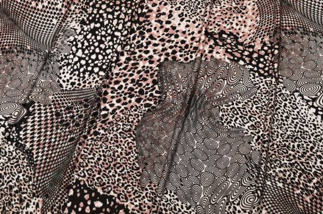 Vendita on line tessuto maglina viscosa fantasia animalier - tessuti abbigliamento magline / jersey/tessuto in
