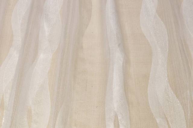 Vendita on line tessuto tenda organza con lurex argento - prodotti