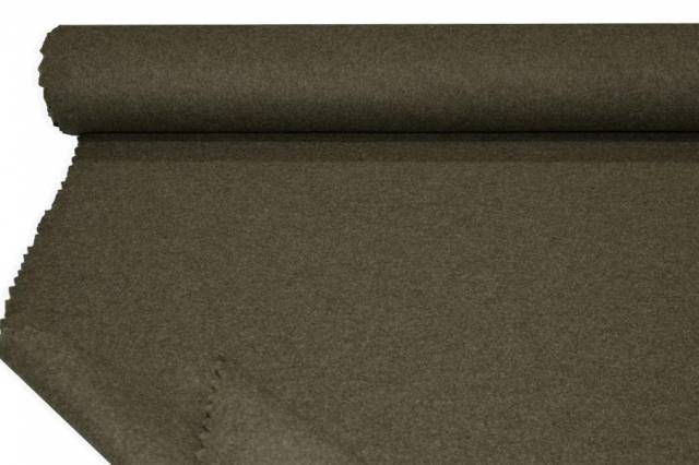 Vendita on line tessuto cappotto pura lana color verde oliva - prodotti