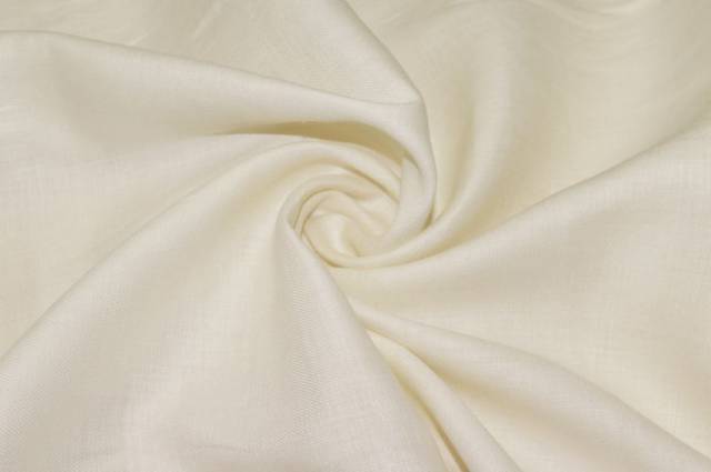 Vendita on line tessuto puro lino panna - tessuti abbigliamento