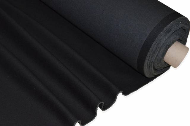 Vendita on line tessuto jeans in cotone elasticizzato nero - occasioni e scampoli tessuti 