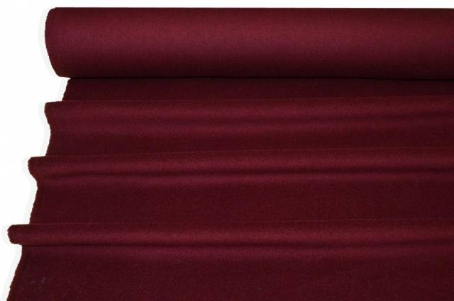 Vendita on line tessuto cappotto velour pura lana bordeaux - prodotti