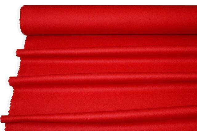 Vendita on line tessuto cappotto misto lana rosso vivo - prodotti