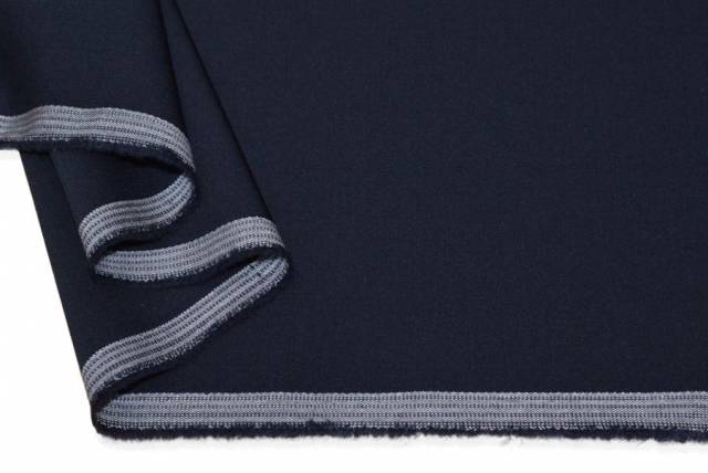 Vendita on line tessuto pura lana stretch blu notte - prodotti
