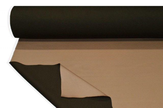 Vendita on line tessuto neoprene double verde militare e cammello - prodotti tessuti abbigliamento