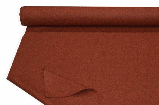 Vendita on line tessuto pura lana effetto shetland color zucca melange - occasioni e scampoli lane e cashmere