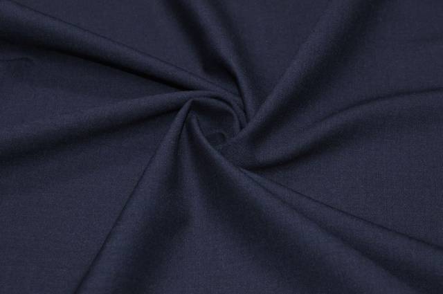 Vendita on line tessuto misto lana stretch blu - tessuti abbigliamento lana