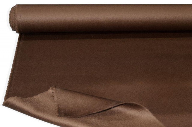 Vendita on line tessuto cappotto puro cashmere marrone - tessuti abbigliamento lana cappotti/panno/lana