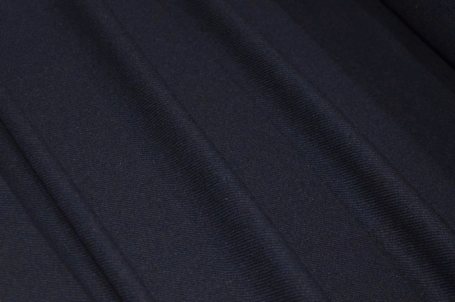 Vendita on line tessuto flanella puro cashmere blu - tessuti abbigliamento lana