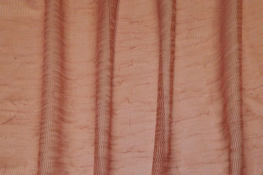 Vendita on line tessuto tenda organza rossa righina oro - prodotti