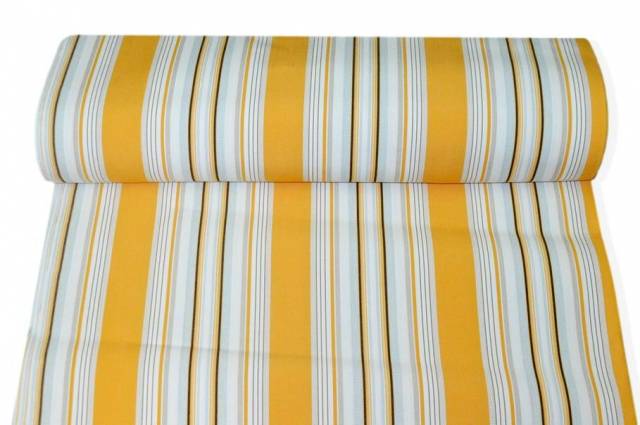 Vendita on line tenda sole rimini riga multicolor gialla altezza 140 cm - tessuti per per da esterno