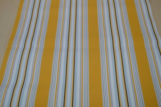 Vendita on line tenda sole rimini riga multicolor gialla h cm 138/140 - tessuti per