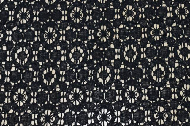 Vendita on line pizzo 102 nero - tessuti abbigliamento