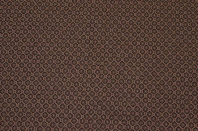Vendita on line tessuto stretch nido d'ape marrone - tessuti abbigliamento