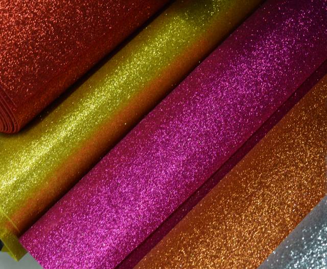 Vendita on line gomma glitterata - prodotti tessuti abbigliamento