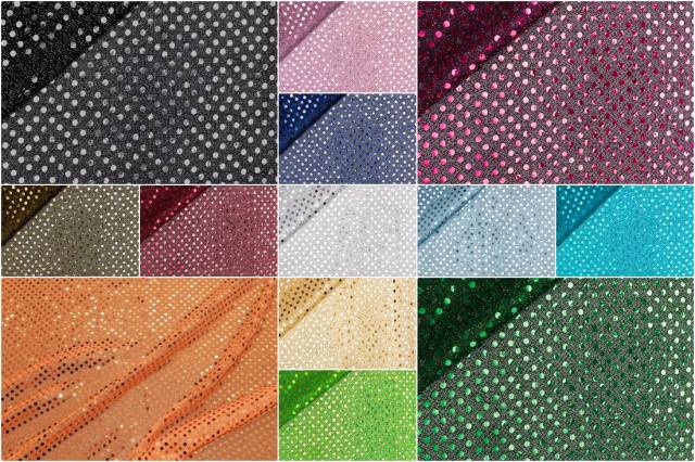 Vendita on line tessuto paillettes economico - prodotti tessuti abbigliamento