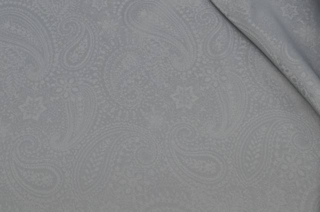 Vendita on line tessuto damascato grigio chiaro h150 - prodotti