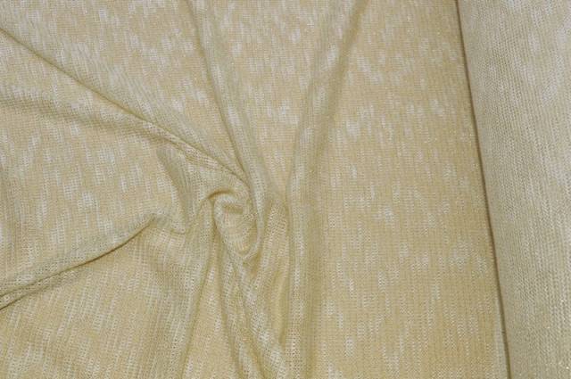 Vendita on line tessuto maglia lurex beige/oro - tessuti abbigliamento