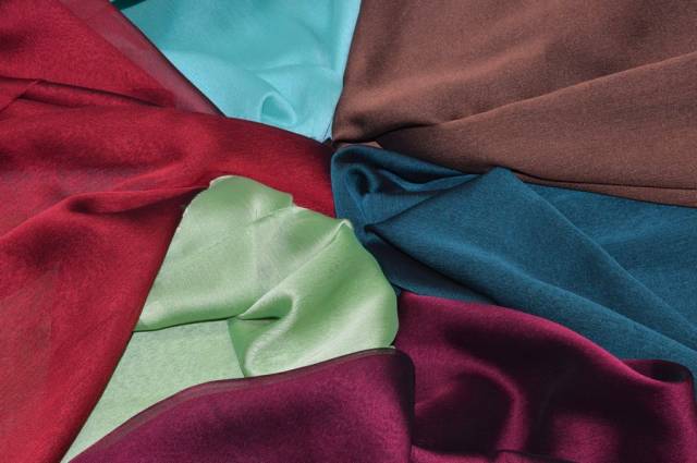 Vendita on line chiffon cangianti uniti - prodotti tessuti abbigliamento