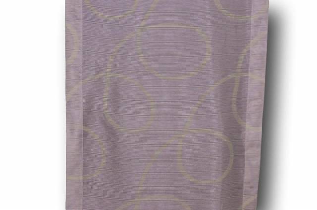 Vendita on line tendino fantasia cerchi lilla larghezza cm 60 - prodotti