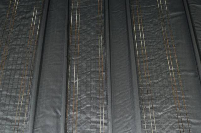 Vendita on line taffeta' rigato grigio acciaio altezza cm 300 - tessuti per a metraggio moderne