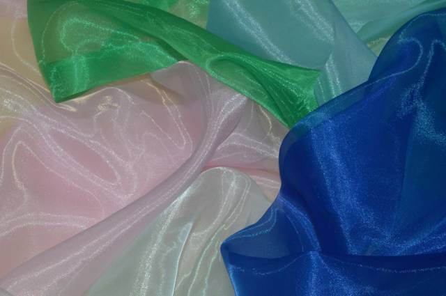 Vendita on line tessuto organza tinta unita - prodotti tessuti abbigliamento