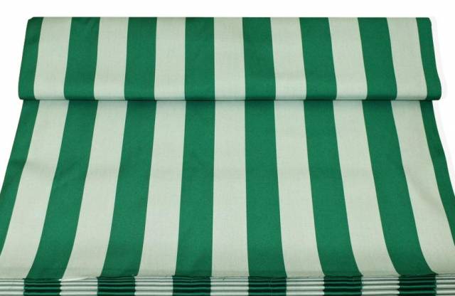 Vendita on line tenda sole riga verde/bianco melange altezza 200 cm - tessuti per per da esterno altezza cm 200