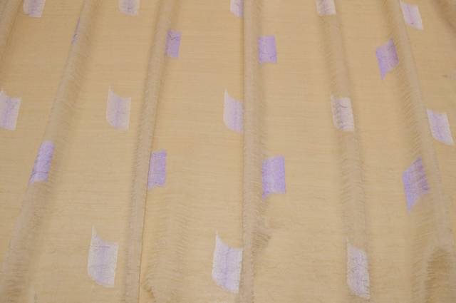 Vendita on line tessuto tenda stropicciato fantasia fil loupe geometrica lilla - prodotti