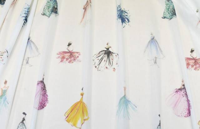 Vendita on line tessuto tenda ballerine di via roma 60 - tessuti per