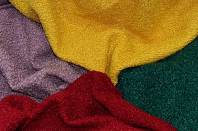 Vendita on line tessuto boucle pesantezza cappotto vari colori - prodotti tessuti abbigliamento