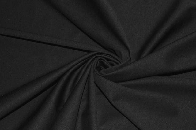 Vendita on line tessuto maglina filo di scozia nero - tessuti abbigliamento magline / jersey/tessuto in