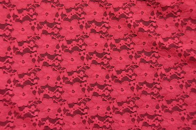 Vendita on line pizzo strecth fuxia - prodotti tessuti abbigliamento