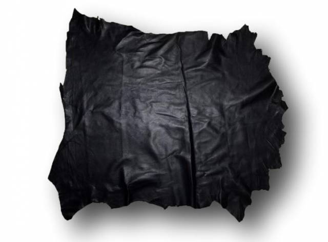 Vendita on line vera pelle nera - tessuti abbigliamento finta pelle vera