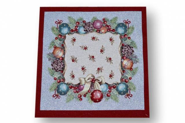 Vendita on line gobelin natale fantasia 11544 misura cm 47x47 - ispirazioni tessuti natalizi