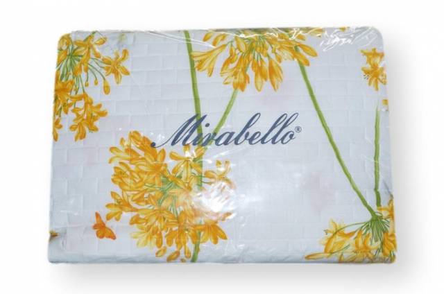 Vendita on line copriletto trapuntato matrimoniale mirabello agapanthus variante giallo - biancheria per la casa offerte