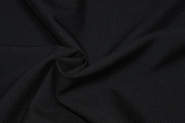 Vendita on line tessuto tela pura lana nero - tessuti abbigliamento