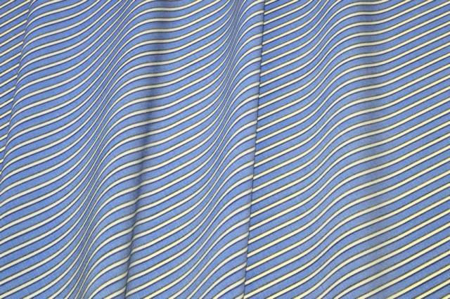 Vendita on line tessuto misto lana cotone riga bianca azzurra 83 - tessuti abbigliamento