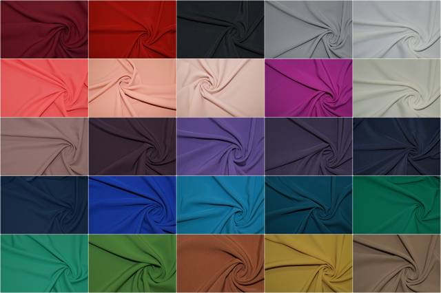 Vendita on line tessuto crepe cady pegaso uniti - prodotti tessuti abbigliamento crepe cady