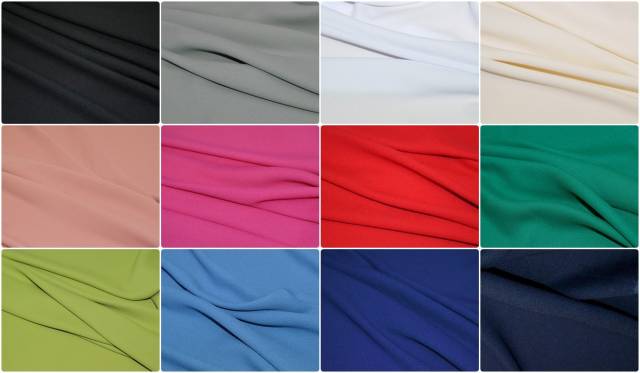 Vendita on line tessuto crepe cady streatch uniti - prodotti tessuti abbigliamento crepe cady