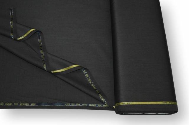 Vendita on line tessuto jaspe' pura lana marrone scuro - tessuti abbigliamento