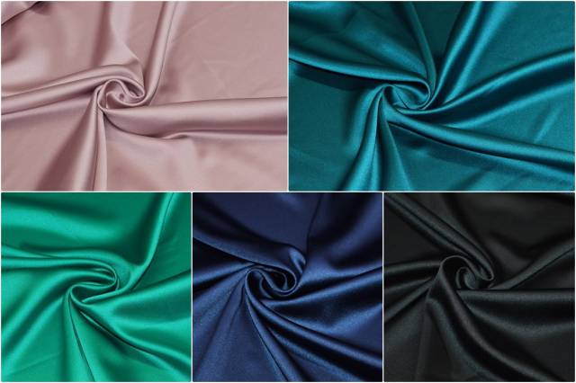 Vendita on line tessuto raso stretch uniti - prodotti tessuti abbigliamento